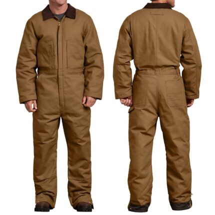 Mens and Big Mens Duck Insulated Coveralls